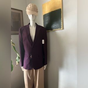 Soul of London Men’s Blazer 44R in Eggplant